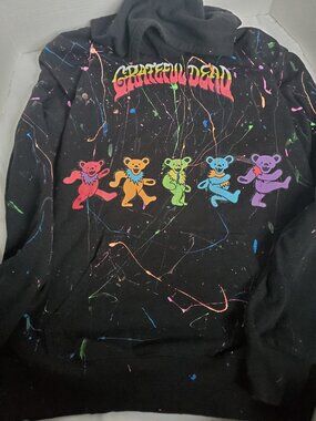 Grateful Dead brand dancing bears hoodie sz L